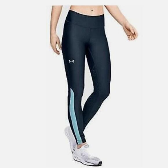 Under Armour Women's Heatgear Leggings Size Medium Mileage Raised Compression - Picture 1 of 7